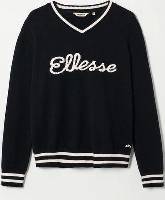 Ellesse Mens Giocios Knit Sweater - Black - Size: 2XL