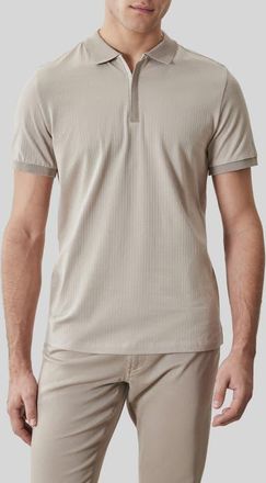 Robert Barakett Whistler Half Zip Polo in Sand at Nordstrom, Size Xx-Large