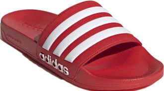 adidas Badesandale ADIDAS SPORTSWEAR SHOWER ADILETTE, Gr. 40,5, rot (vivid rot, ftwr wei&szlig;, vivid rot), Synthetik, Schuhe Badesandale, Badelatschen