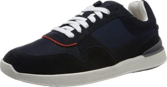 Clarks Mens Racelite Tor Sneaker, Navy, 7 UK