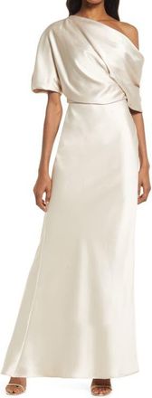 Amsale The Slouch Dress in Champagne at Nordstrom, Size 8