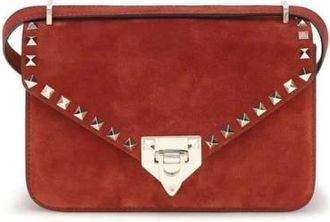 Valentino Garavani Bolso de hombro peque&ntilde;o Rockstud - Bags - Mujer - Rojo - ONE SIZE