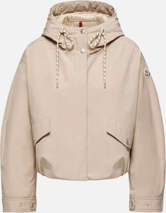Moncler Womens Womens Eucalyptus Jacket Beige - Cream - Size: 10