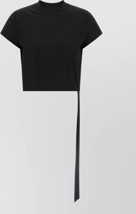 Rick Owens cotton cropped short-sleeve t-shirt