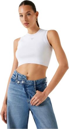 Guess Tops, Dames, Wit, L, Nylon, Alexia Tanktop
