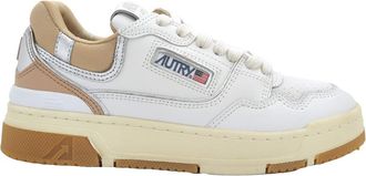Autry Low-Top Leather Trainer Sneakers, Brand Size 35 ( US Size 5 )
