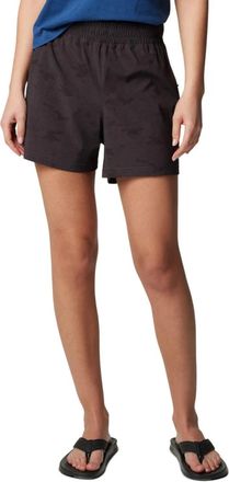 Columbia PFG Uncharted Shorts Womens Black Stretch Omni-Shade Fishing DSGL571