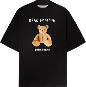 Palm Angels Black Bear In Mind T-shirt