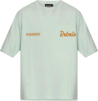 Dsquared2 Hombre, Camisetas, Azul, Talla: L