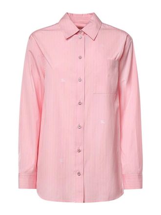 Burberry Knight Striped Cotton Fil Coup Shirt
