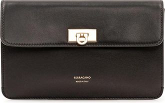 Ferragamo CB Harley Bag - Dames - Schoudertassen - Zwart - ONE Size - Leer - Tassen