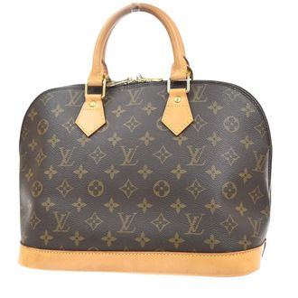 Louis Vuitton Alma Handbag Monogram Canvas Brown Canvas Handbag (Pre-Owned)