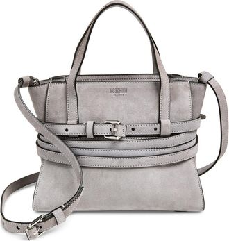 Moschino Tie Me Suede Handbag in Grey 01A Of0 at Nordstrom