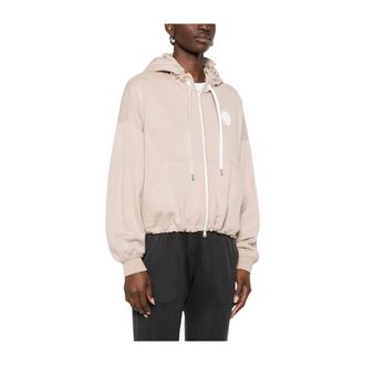 Brunello Cucinelli Dames, Sweatshirts & Hoodies, Bruin, Maat: S Katoen