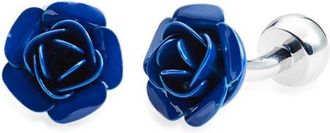 Clifton Wilson Mens Blue Rose Brass Cuff Links at Nordstrom