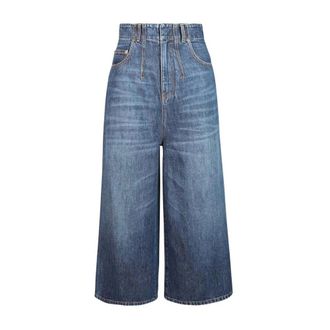 Dior Wide-Leg Denim Jeans