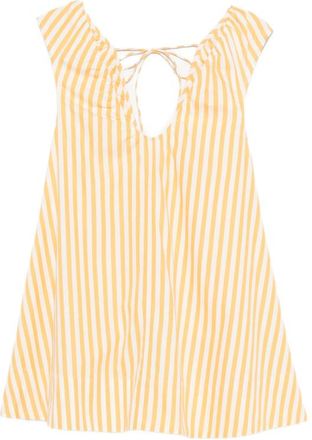 Faithfull The Brand Pedrera Striped Mini Dress