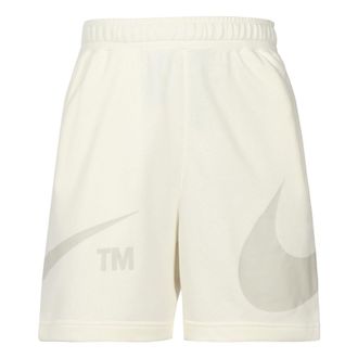 Nike Mens Nike Solid Color Logo Printing Elastic Waistband Shorts Black DD5998-133
