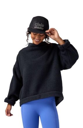 Backcountry Wander Pile-Fleece Mock-Neck Top - Womens in Black at Nordstrom, Size X-Small