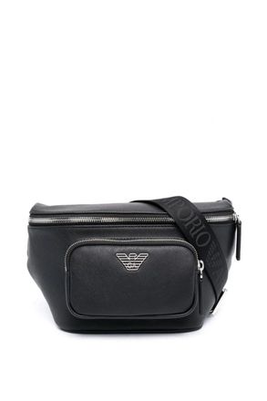 Emporio Armani BRANDED BELT BAG Size: OS, colour: BLACK