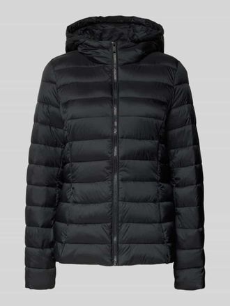 Jake*s Casual Steppjacke mit Kapuze in Black, Gr&ouml;&szlig;e 34