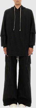 Rick Owens Felpa con cappuccio over Rick Owens Drkshdw