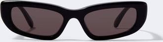 Balenciaga Logo oval sunglasses