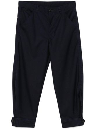 Comme Des Gar&ccedil;ons Broek met toelopende pijpen - Blauw