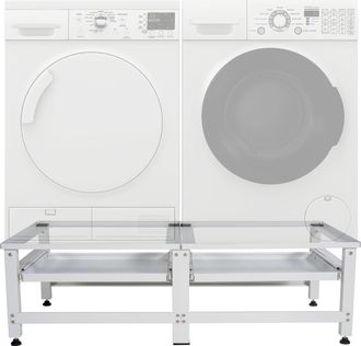 Clp Clp - Pedestal Tampa Doble Para Lavadoras Blanco