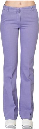 Kiltie Broek - Dames - Wijde Broeken - Paars - XS - Katoen - Broeken