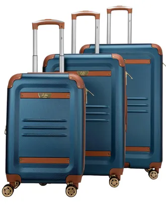 19V69 Expandable 3Pc Retro Luggage Set