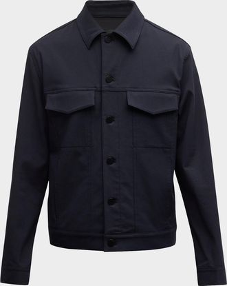 Theory Men & apos;s The River Jacket in Neoteric Twill