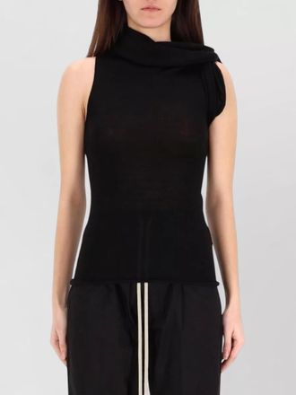 Rick Owens virgin wool knit twist tank top