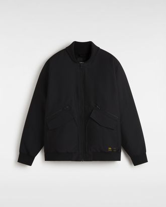 Vans Mens Clifton Down Bomber - Black Nylon - Size X-Large