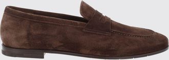 Premiata Mocassini penny loafer in pelle scamosciata con suola in cuoio