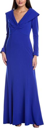 Tadashi Shoji Pleated Bodice Gown