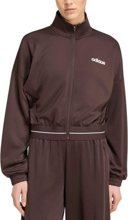 adidas Originals HYG Full Zip Performance Track Jacket in Aurora Coffee at Nordstrom, Size X-Small