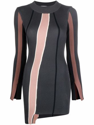 AMBUSH ribbed striped jumper - Grey