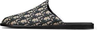 Dior Indior Mule Beige Black Dior Oblique Jacquard 3SA097ZJU_H961