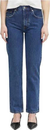 Anine Bing Kate Jean - Dames - Regular Fit Jeans - Blauw - W30 - Katoen - Jeans