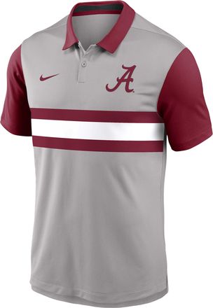 Nike Alabama Vapor Nike Mens Dri-FIT College Polo in Grey | 00HT0F0QABN-B3F