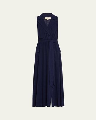 L'agence Mayer Military Maxi Dress