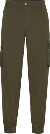 Philipp Plein Lange Cargo broek - Heren - Slim Fit Broeken - Groen - 4XL - Katoen - Broeken