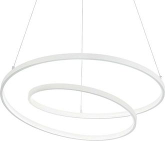 Ideal Lux Ideal Lux - led Decorative Swirl Integrated Pendant Light White, 3000K