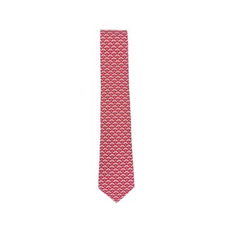 Ferragamo Pointed Tip Silk Tie - male - Ferragamo - Ties - Multicolor - ONE SIZE - Accessories