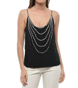 Stella McCartney Black Scoop Neck Top