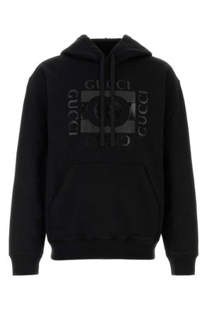 Gucci Black Logo Hood Sweatshirt