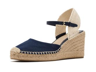 Lauren Ralph Lauren Robby Canvas Jute Espadrille Womens Sandals Refined Navy/Refined Navy/Natural : 9.5 B - Medium