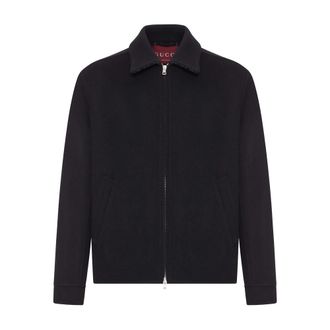 Gucci Double-slider Zip Wool Jacket