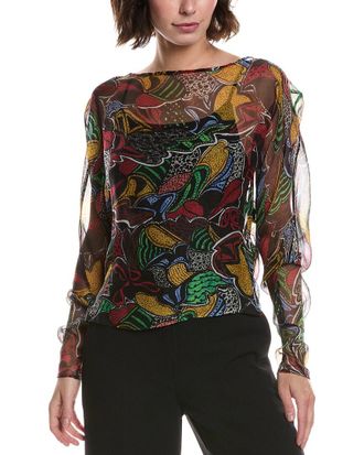 M Missoni Donna Silk Blouse